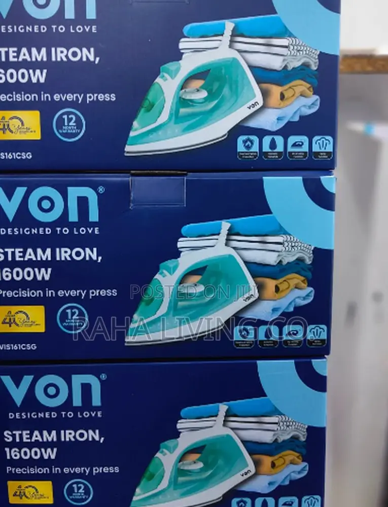 Von 1600W Steam Iron | VIS161CSG | Non-Stick Soleplate