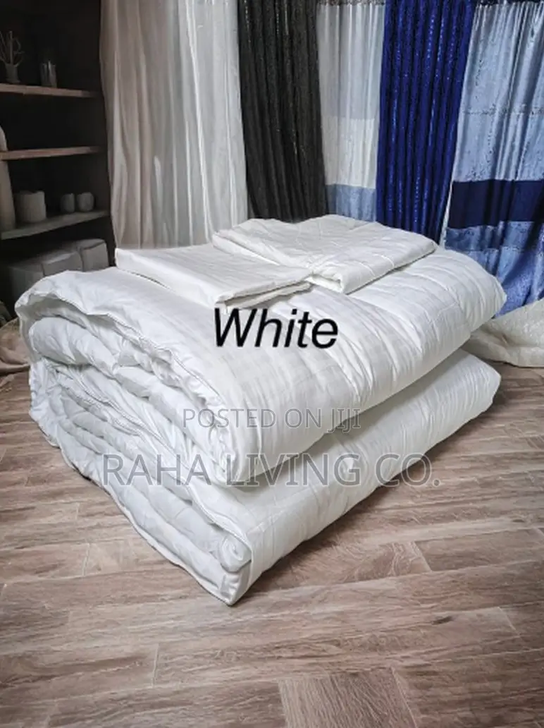 Plain White Duvet Set | 6x6 | Unbinded | 4pc Complete