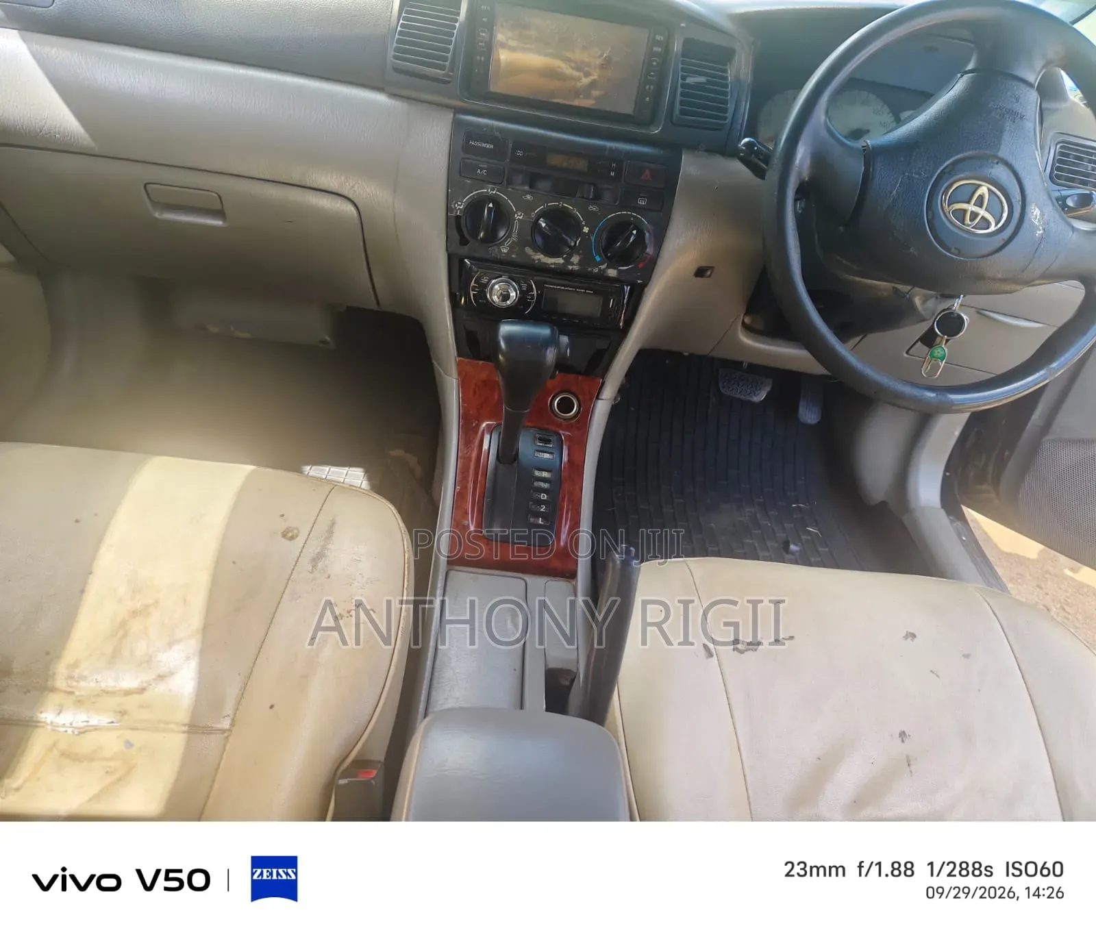 Toyota Corolla 1.5 Sedan Automatic 2002 Black