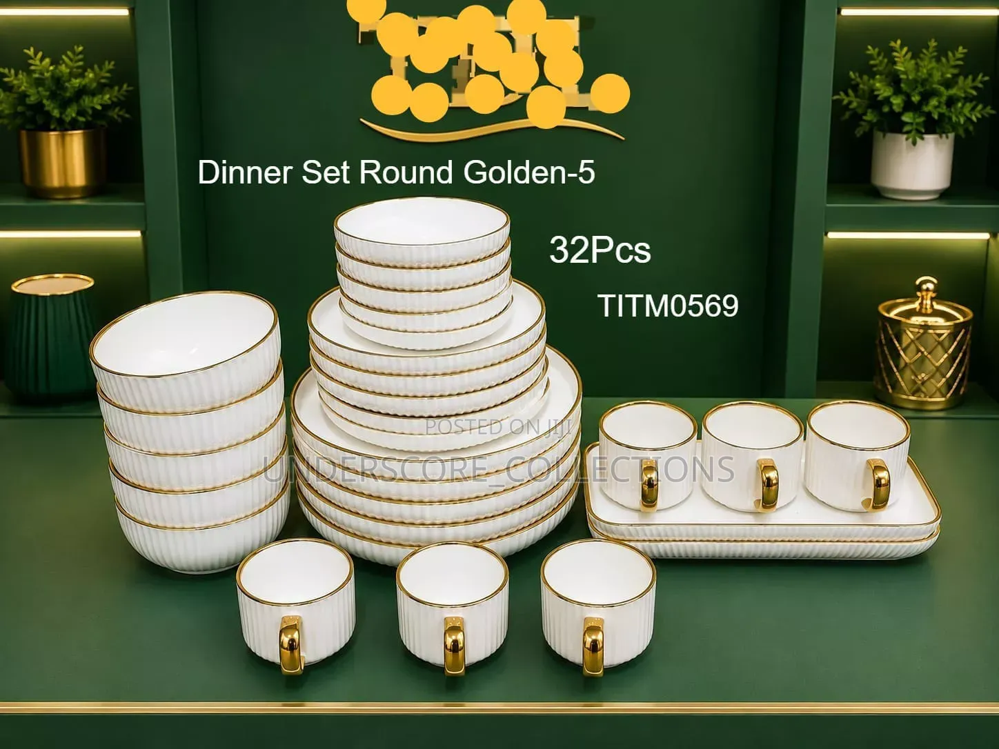 Riped 32pcs Dinner Set