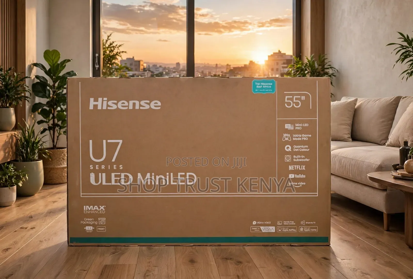 Hisense 55 Inches U7 Series ULED Mini-Led Pro