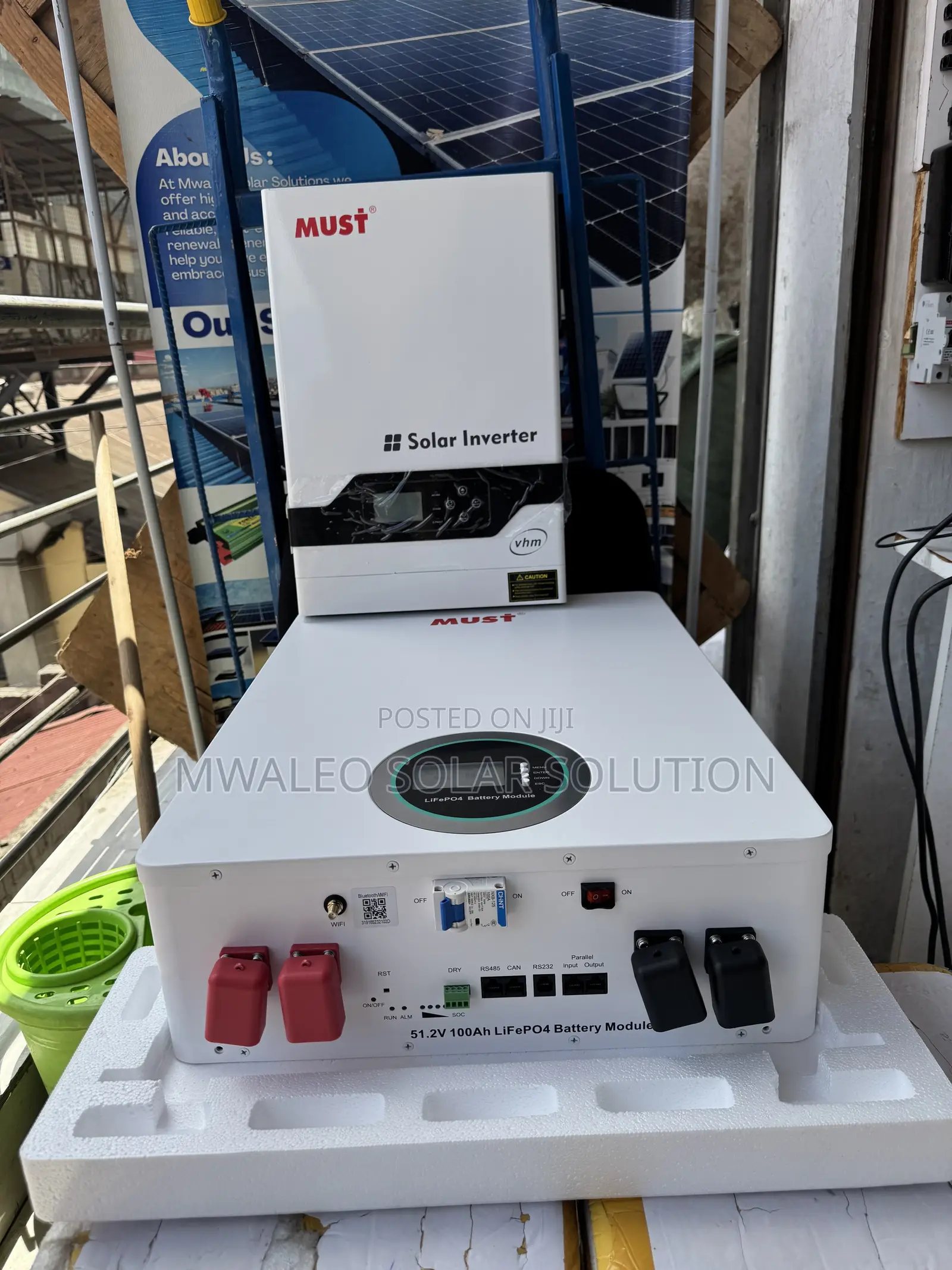 5.5kw Must Inverter 5.12kwh Must Lithium Battery