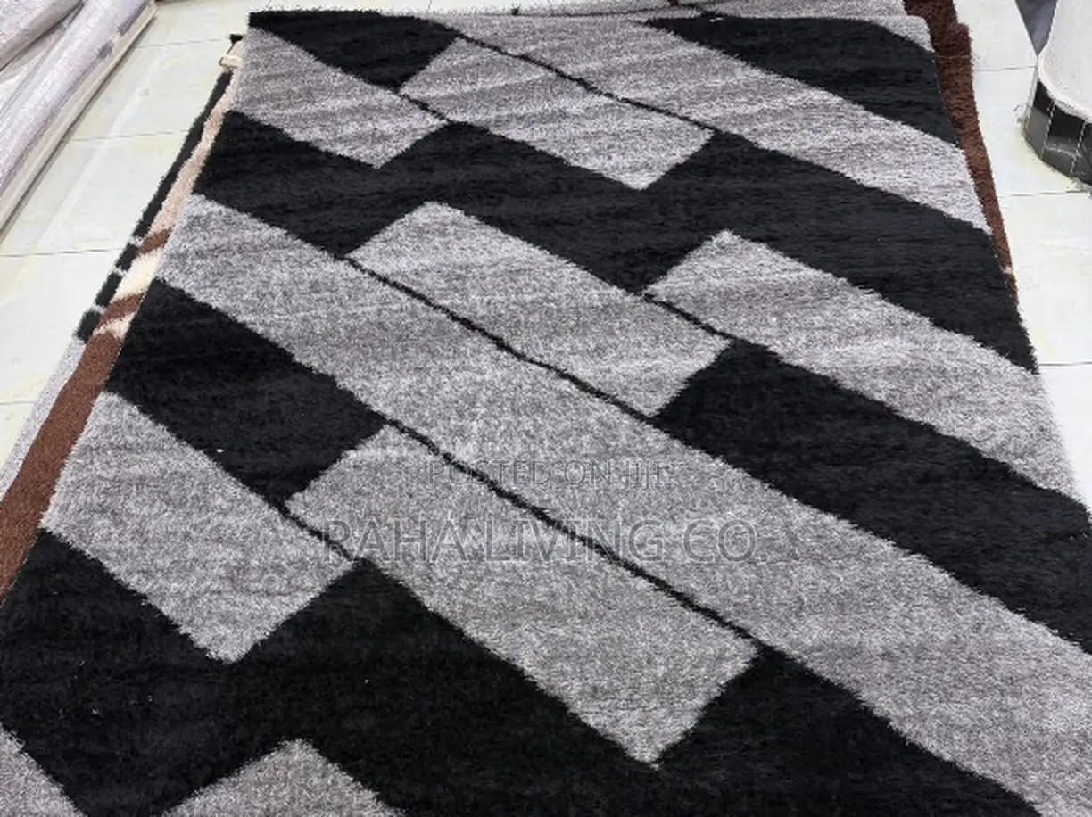 Turkish Shaggy Carpet | 7x10 | Soft Thick Pile | Modern