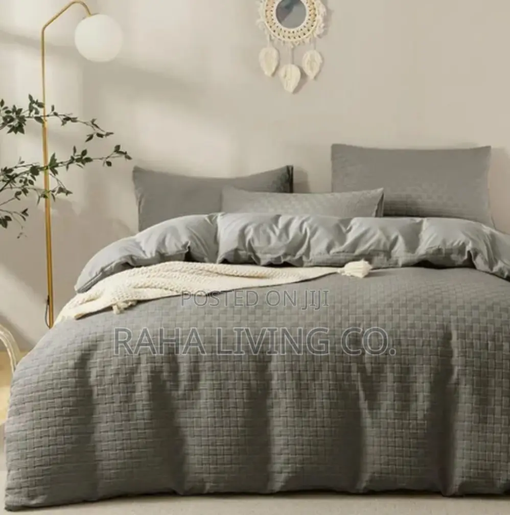 3pc Waffle Duvet Cover Set | 6x6 6x7 | Soft Luxury Comfort