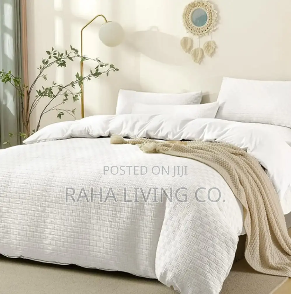3pc Waffle Duvet Cover Set | 6x6 6x7 | Soft Luxury Comfort