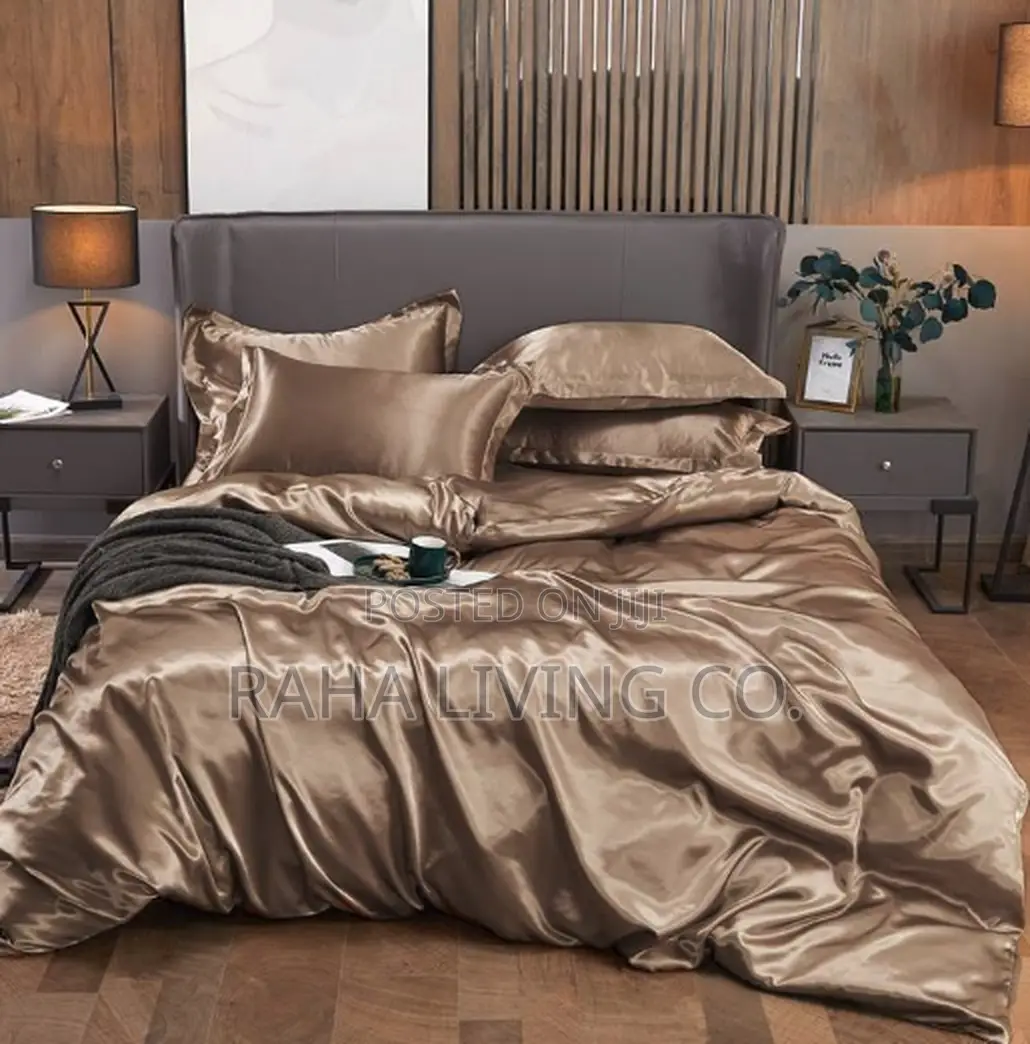 Luxury Mulberry Silk Satin Duvet Cover Set | 6x6 6x7 | 4 Colours