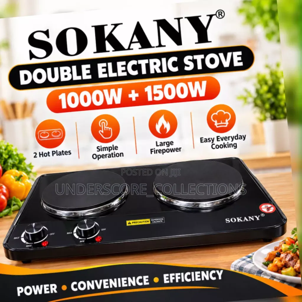 *Sokany Double Electric Stove