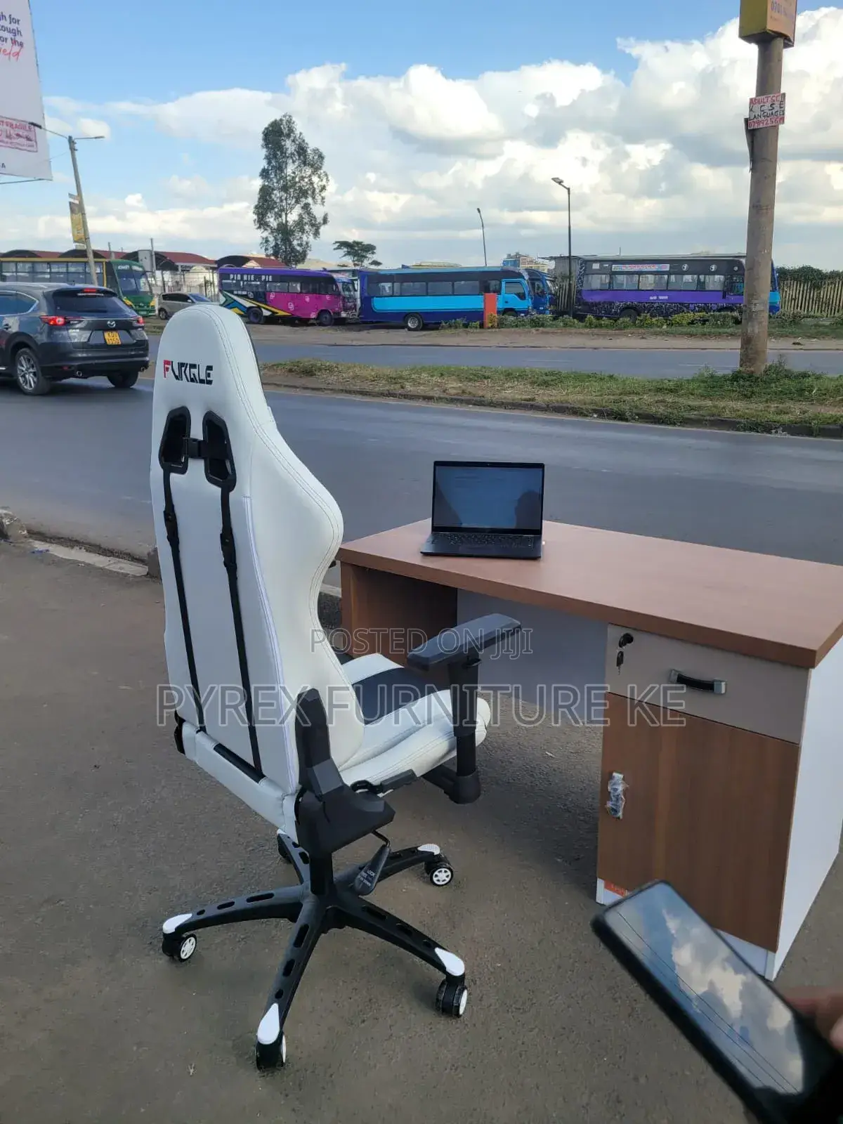 White Gaming Chair