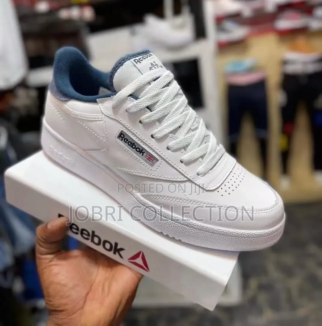 Rebook Club ” Navy Blue “ Quality Leather Sneakers