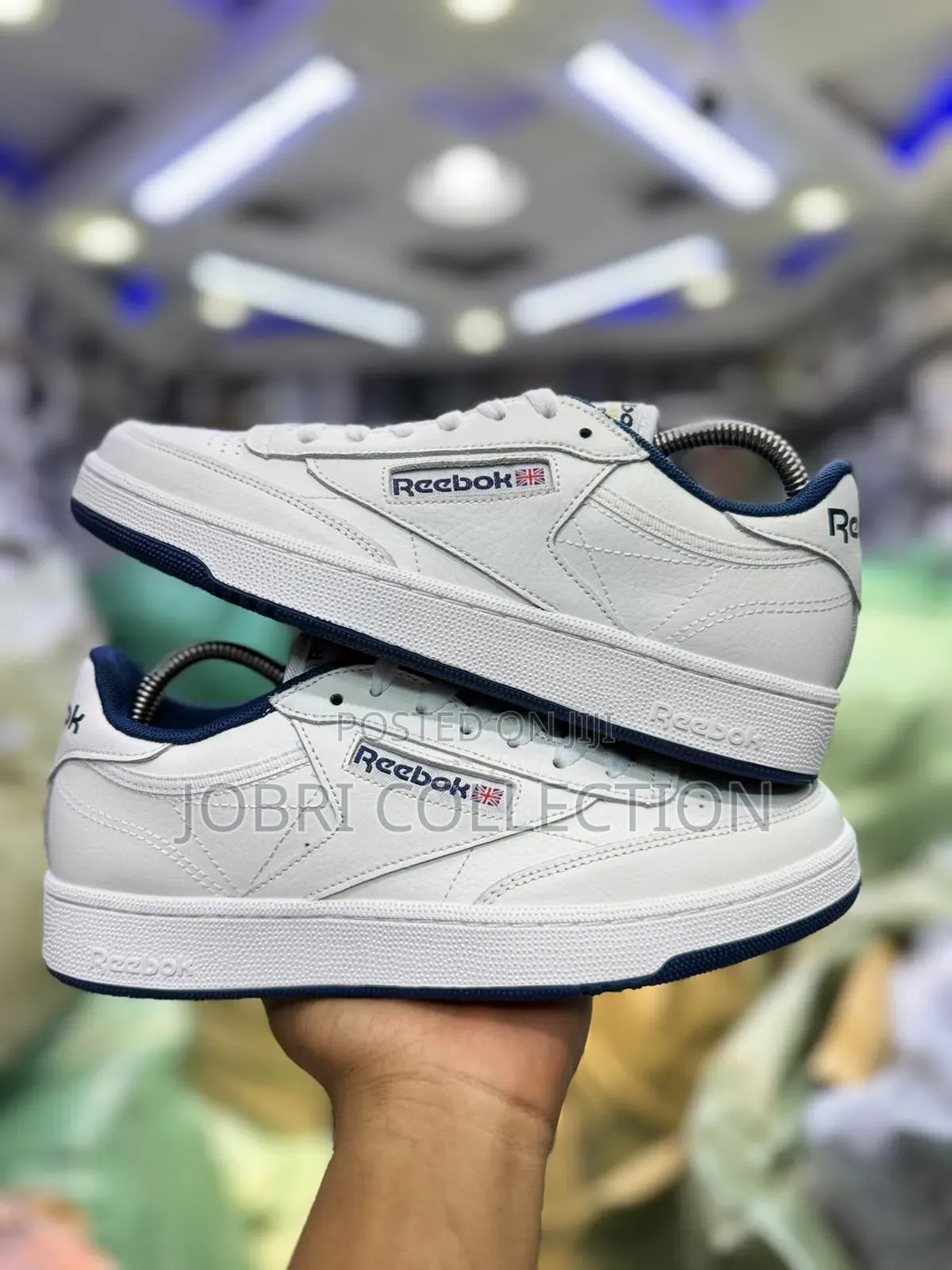 Rebook Club ” Navy Blue “ Quality Leather Sneakers