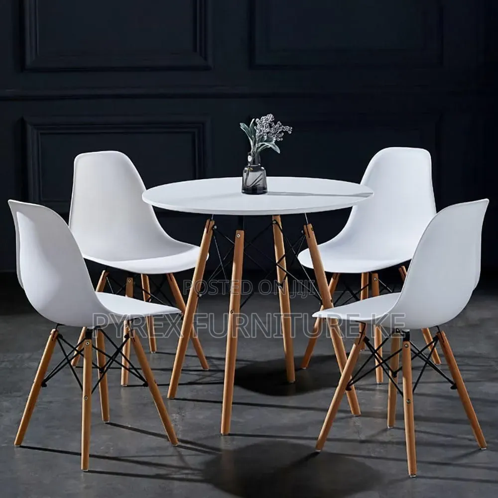 White Dining Plastic Seat