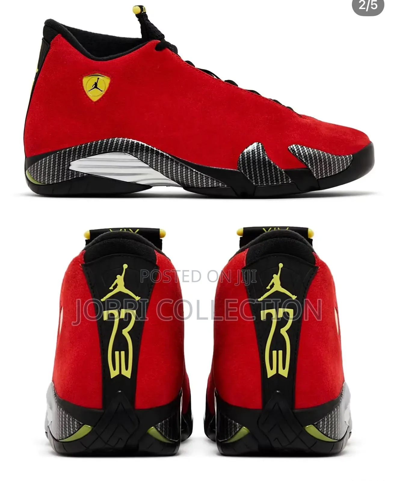 Air Jordan 14 ” Ferrari “
Quality Leather Sneakers