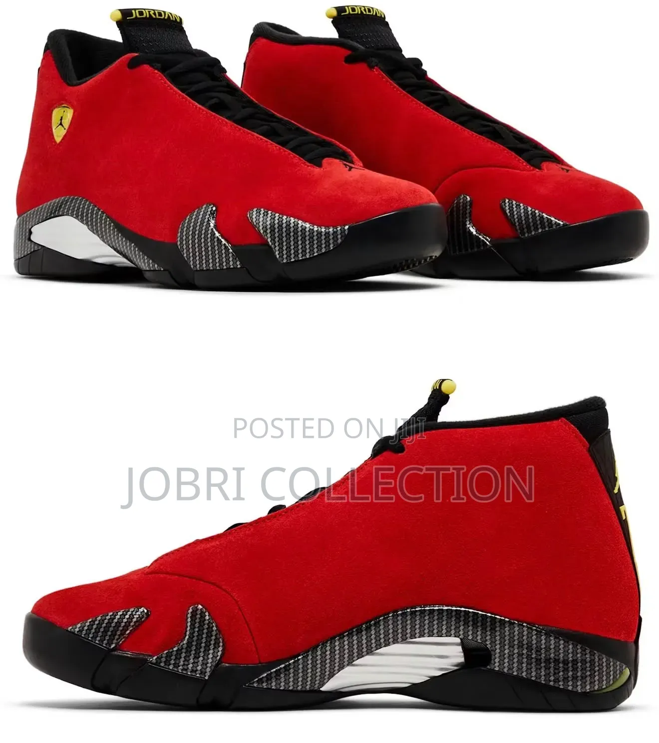 Air Jordan 14 ” Ferrari “
Quality Leather Sneakers
