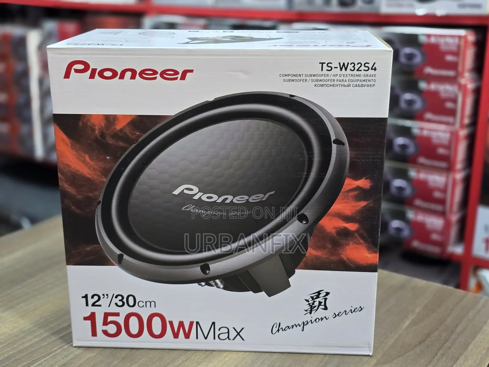 Pioneer 1500watts Subwoofer With Cabinet