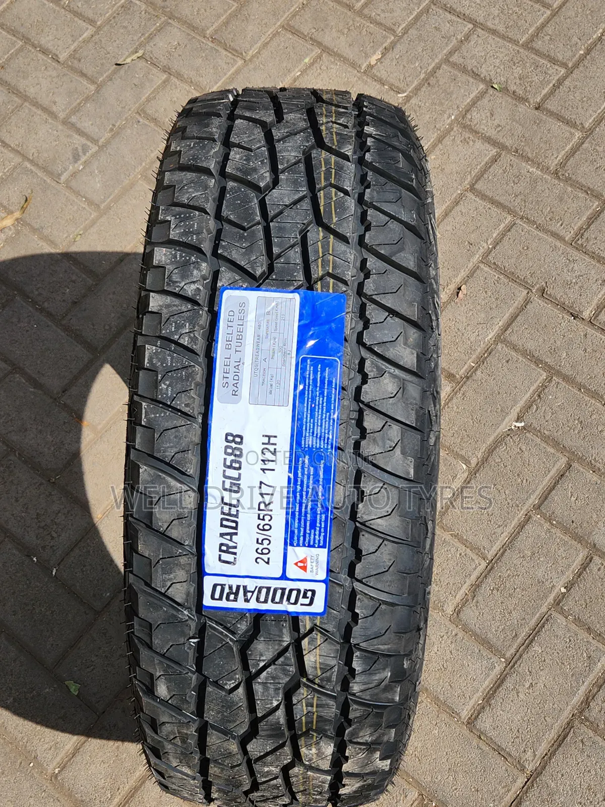 265/65r17 Goddard Tyres Alltarrain