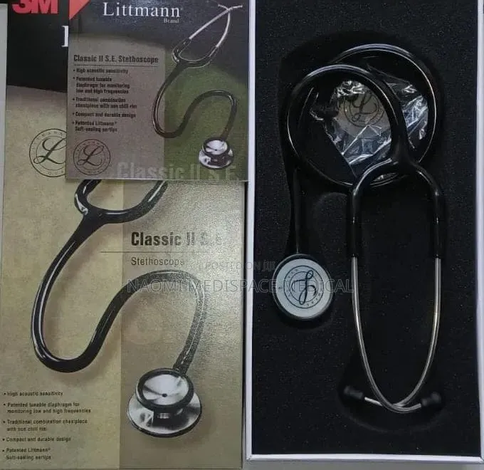 Adults Black Littman Classic Ii Stethoscope