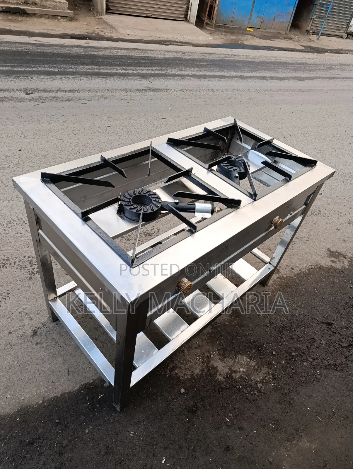 Restaurants Two Burner Stainless Steel Burner Stove