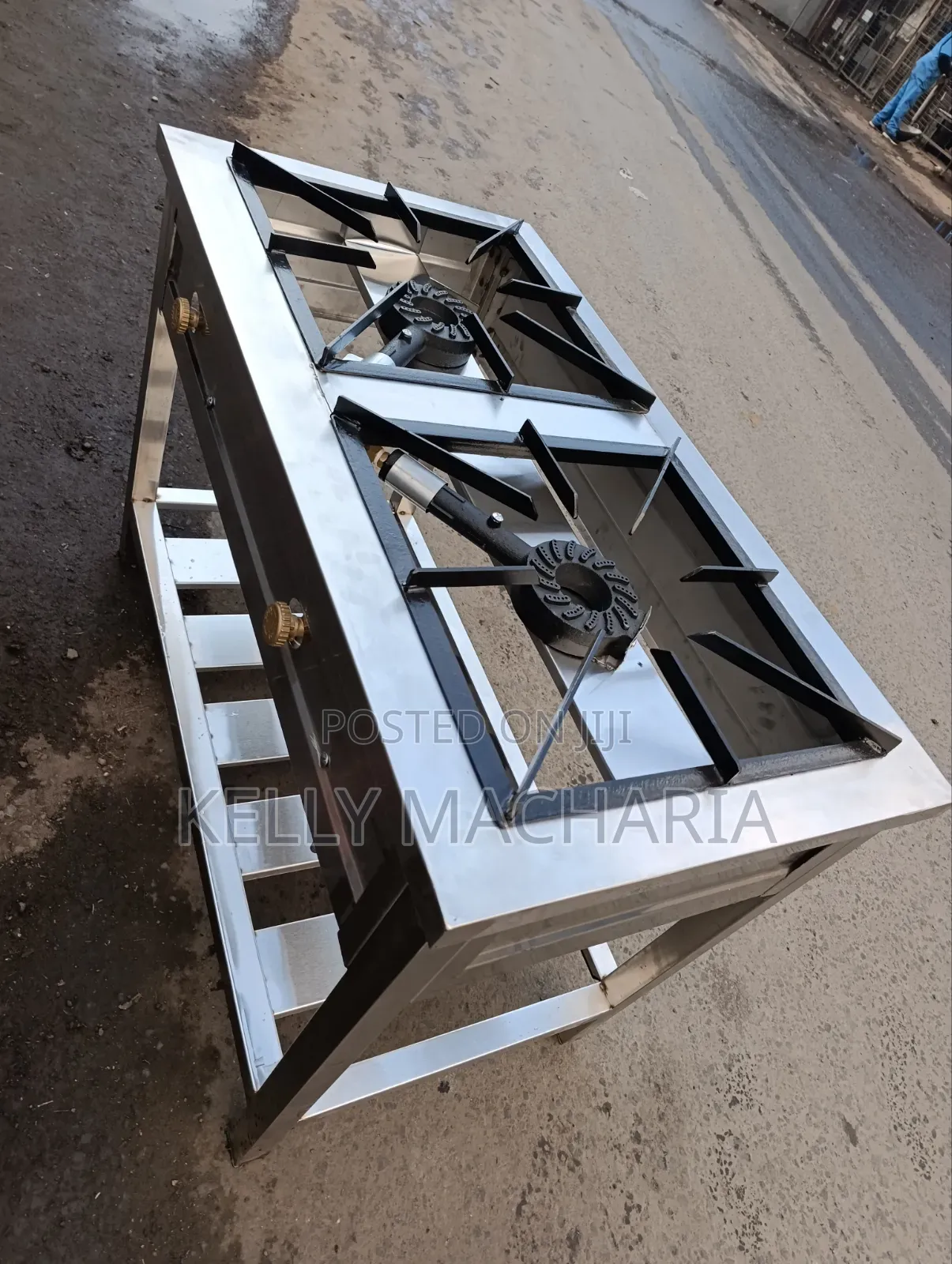 Restaurants Two Burner Stainless Steel Burner Stove