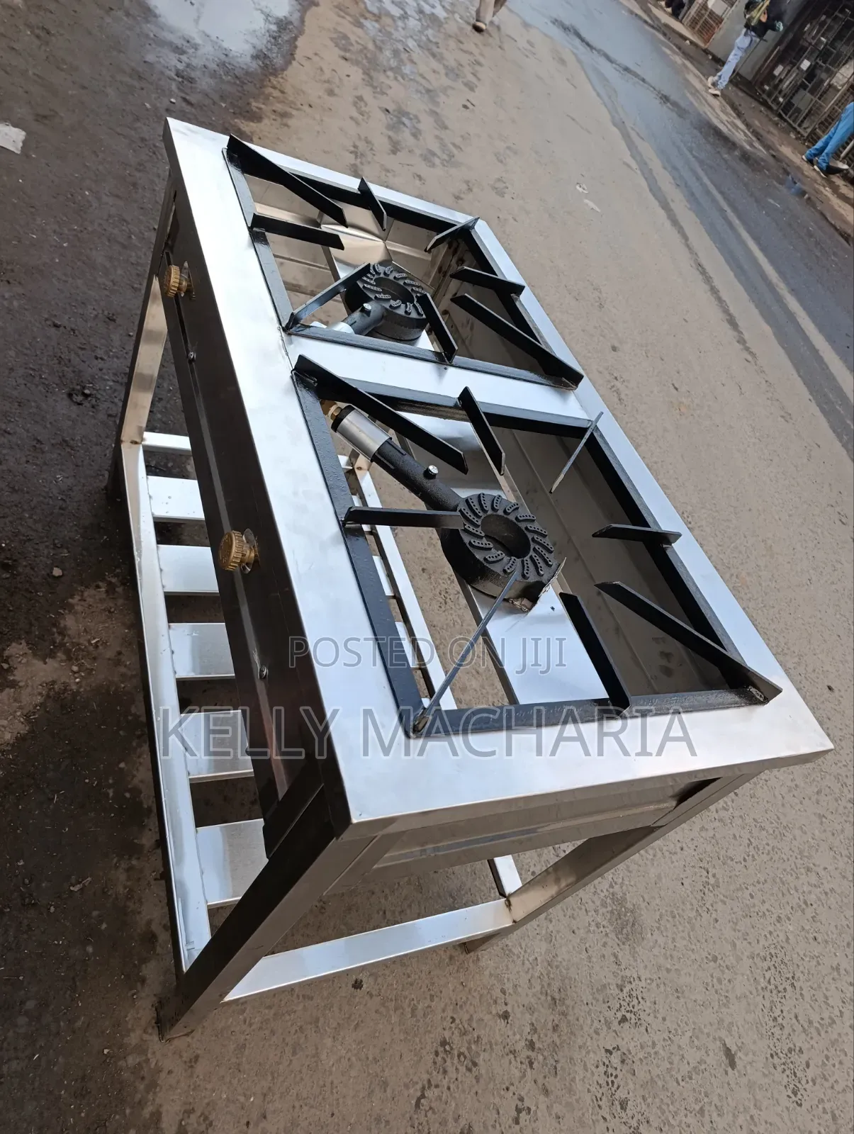 Restaurants Two Burner Stainless Steel Burner Stove