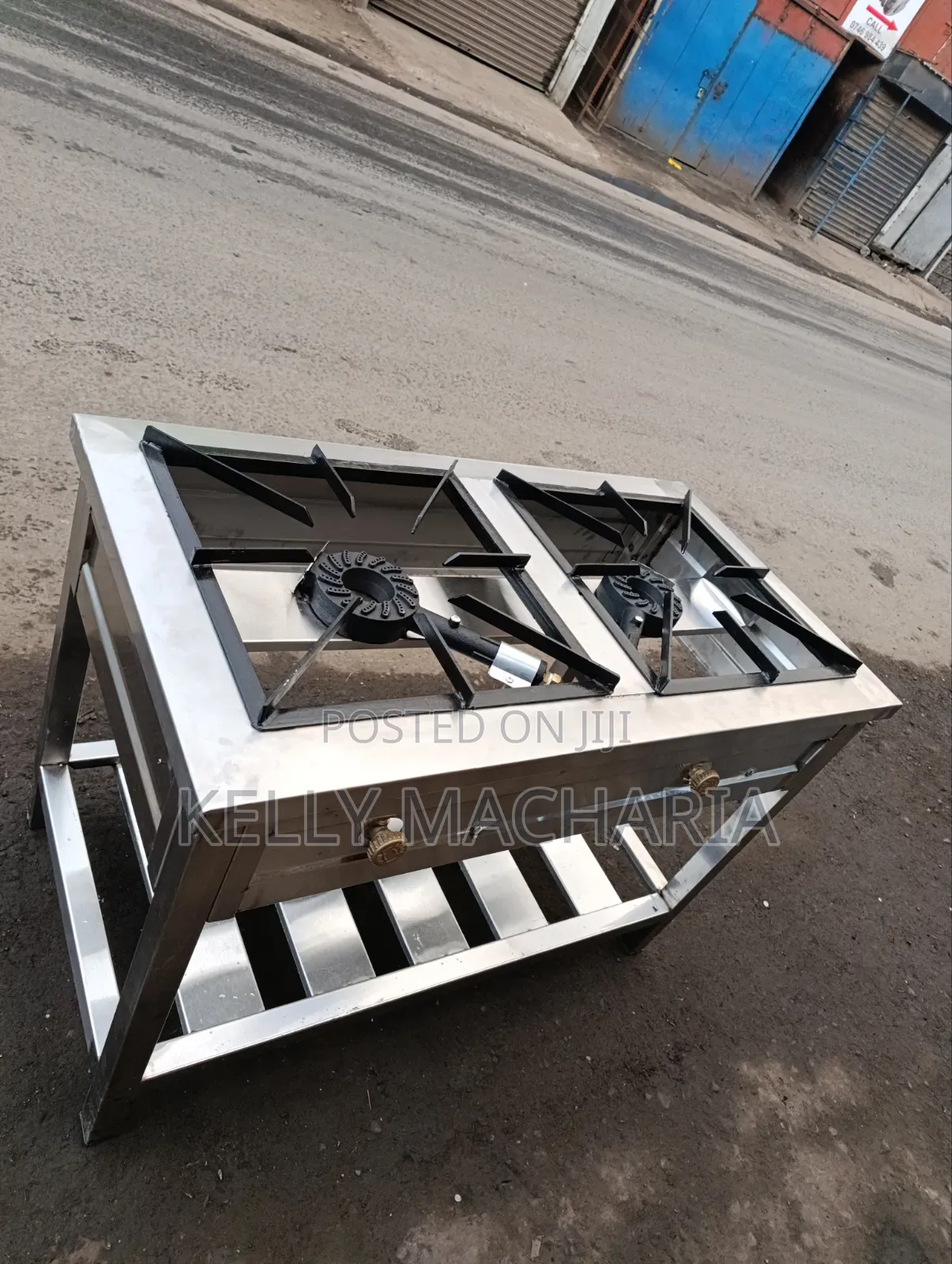 Restaurants Two Burner Stainless Steel Burner Stove