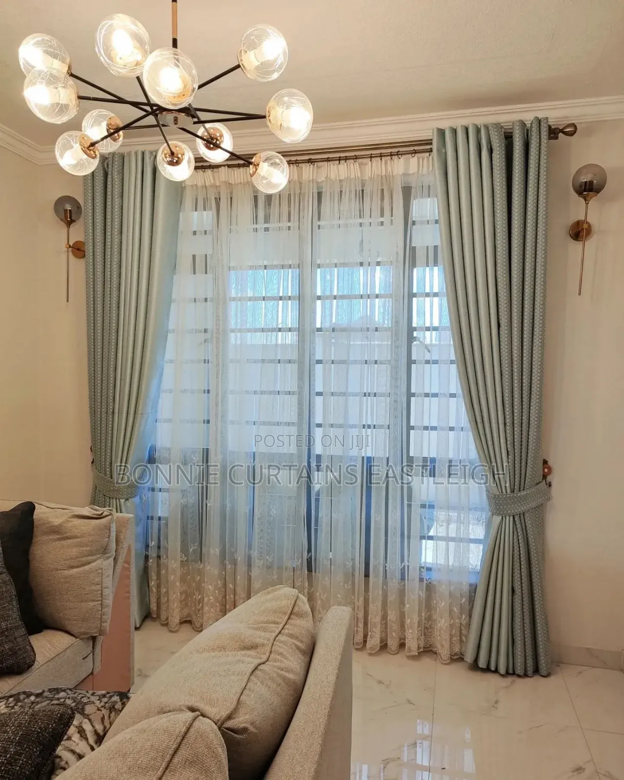 Grey Light High Quality Curtains and Sheers