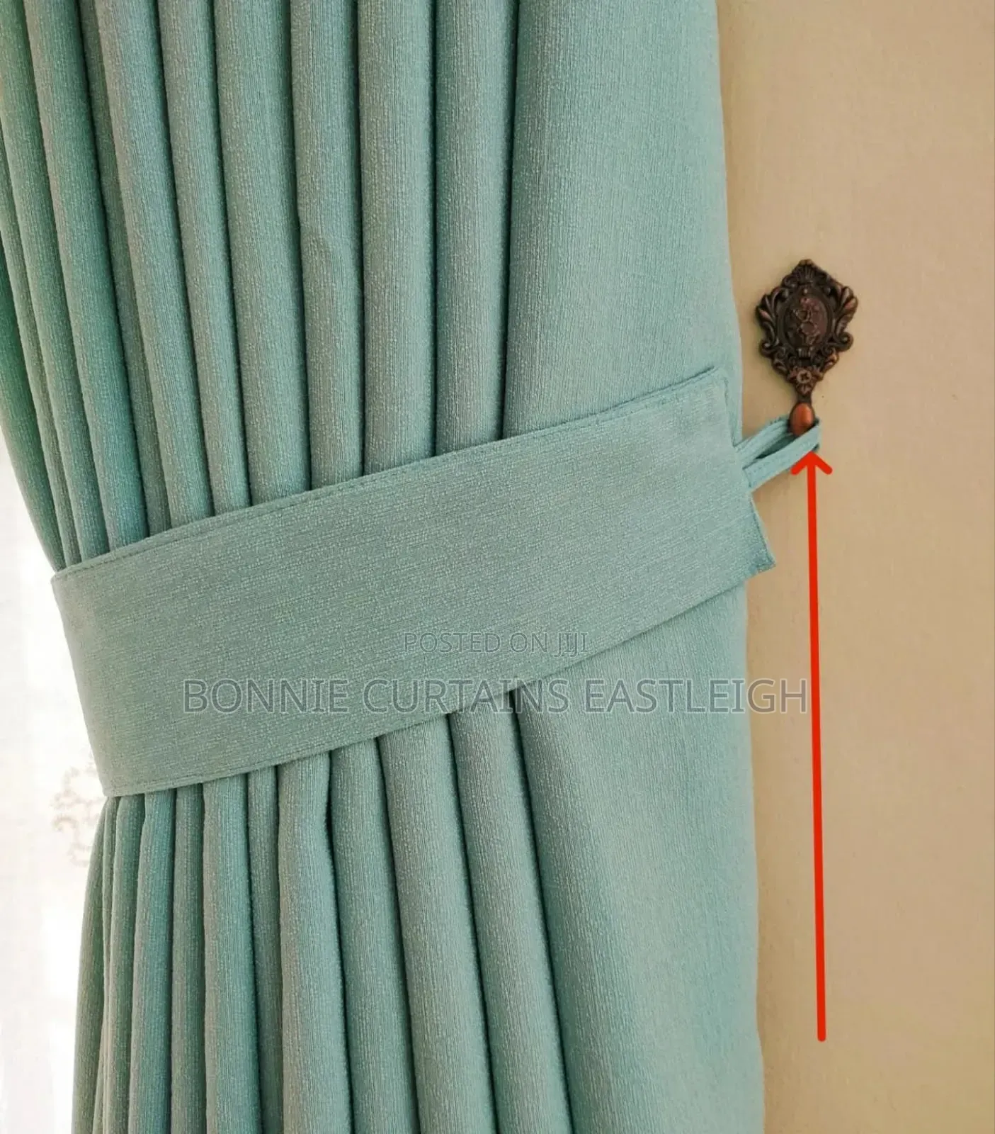 Green and Blue Curtains for Modern Bedrooms