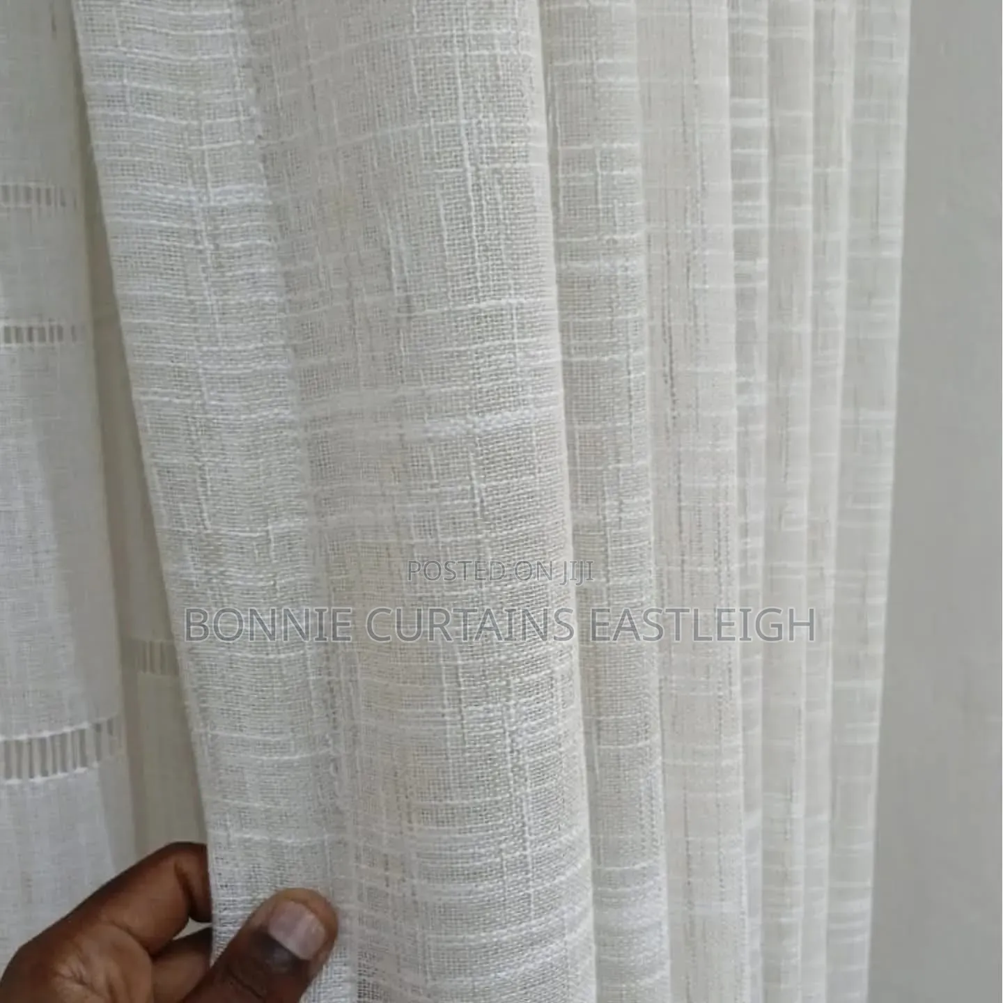 Cream and Off White Sheers With Rings