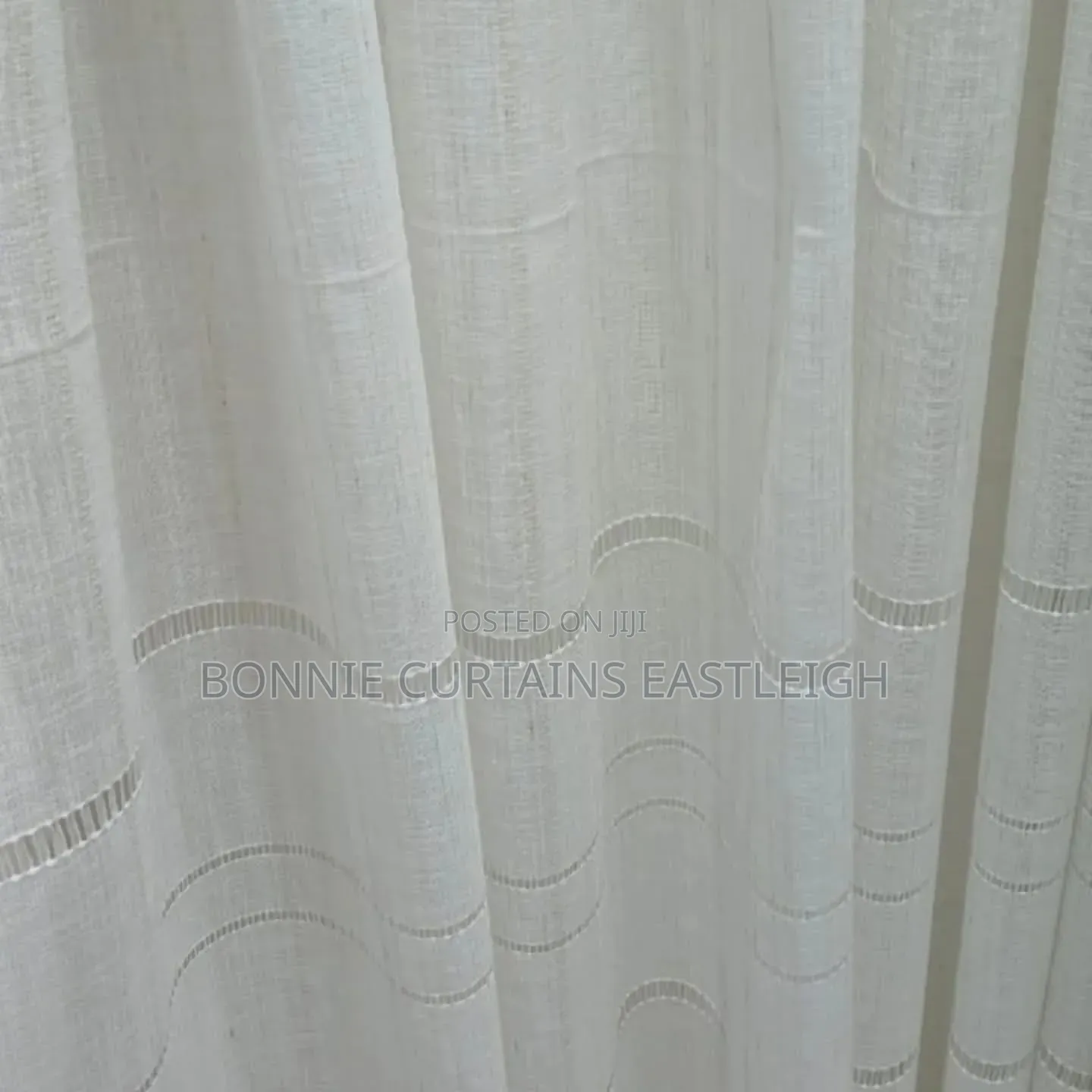 Cream and Off White Sheers With Rings