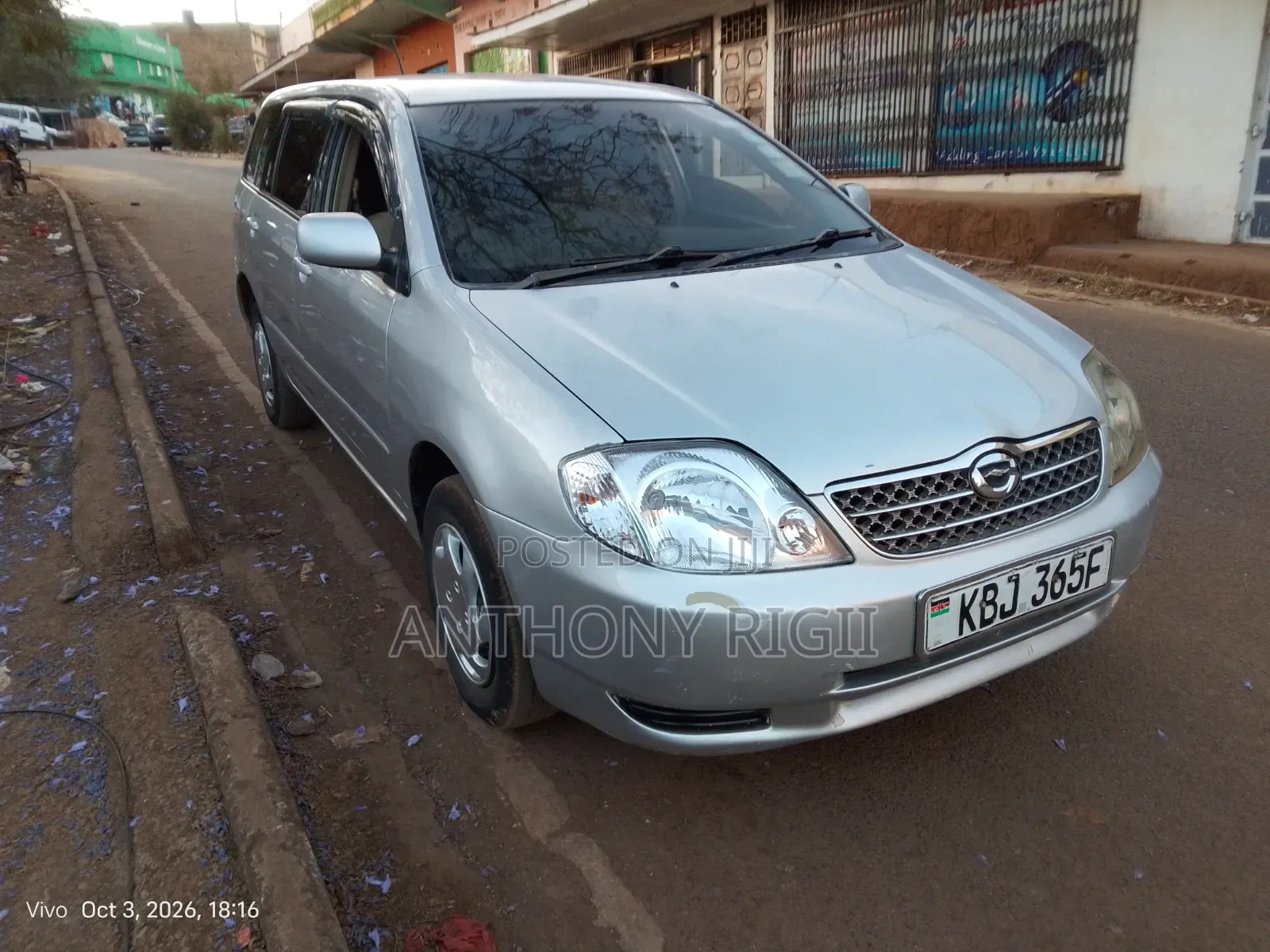 Toyota Corolla Fielder 1.5 Petrol FWD 2003 Silver