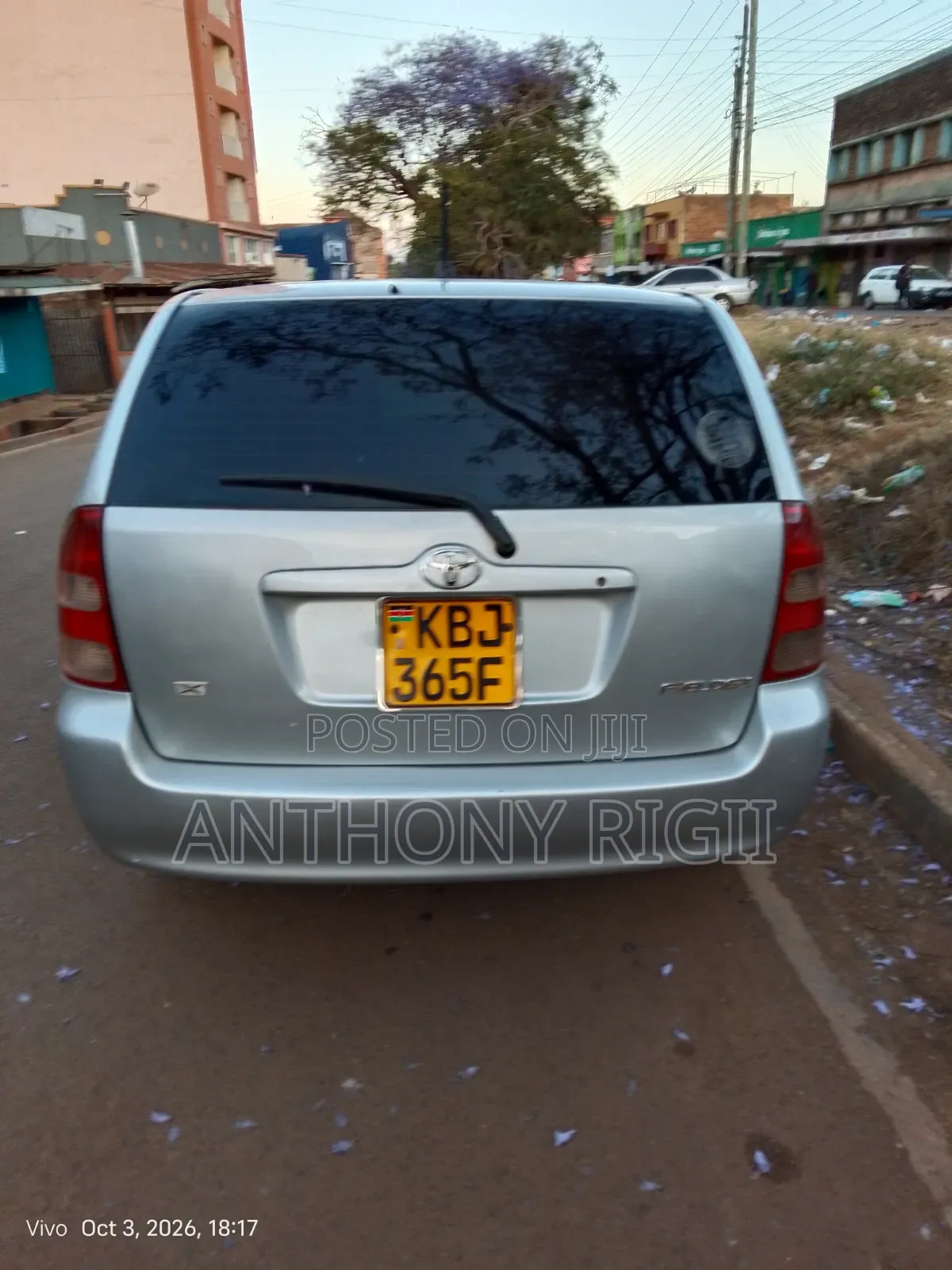 Toyota Corolla Fielder 1.5 Petrol FWD 2003 Silver