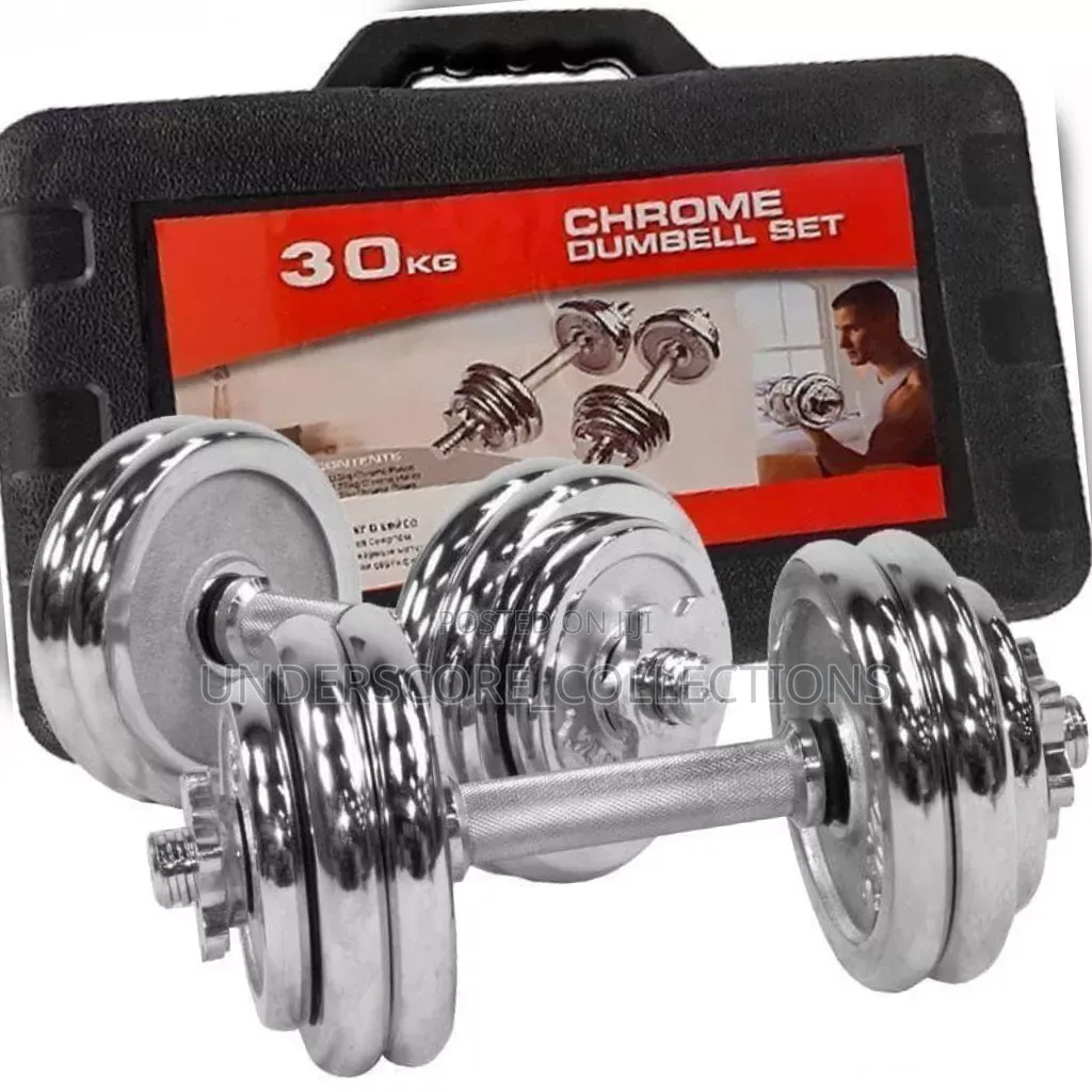 10kg Chrome Dumbbells