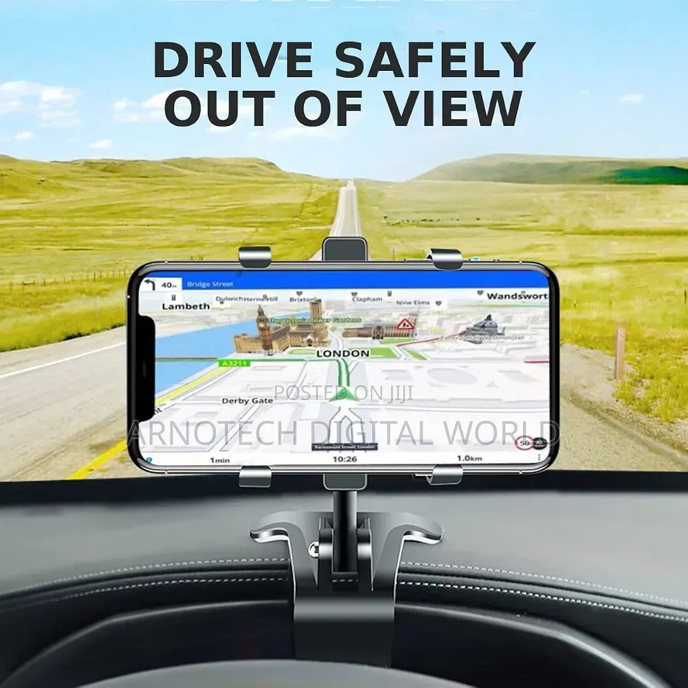 Dashboard Phone Car Holder 360° Rotation Cell Phone Holder for Car
