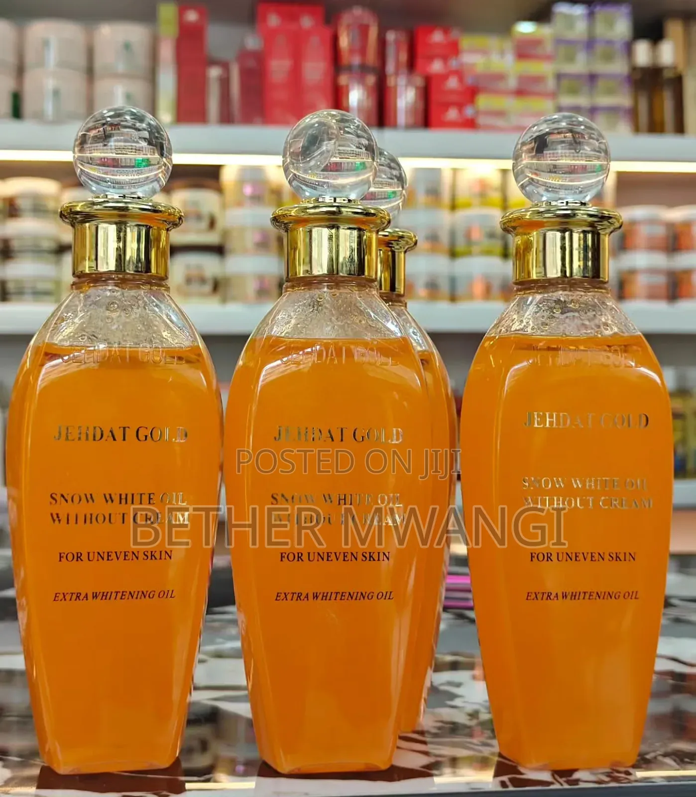Jehedat Gold Snow White Oil – Radiate Confident, Even Skin
