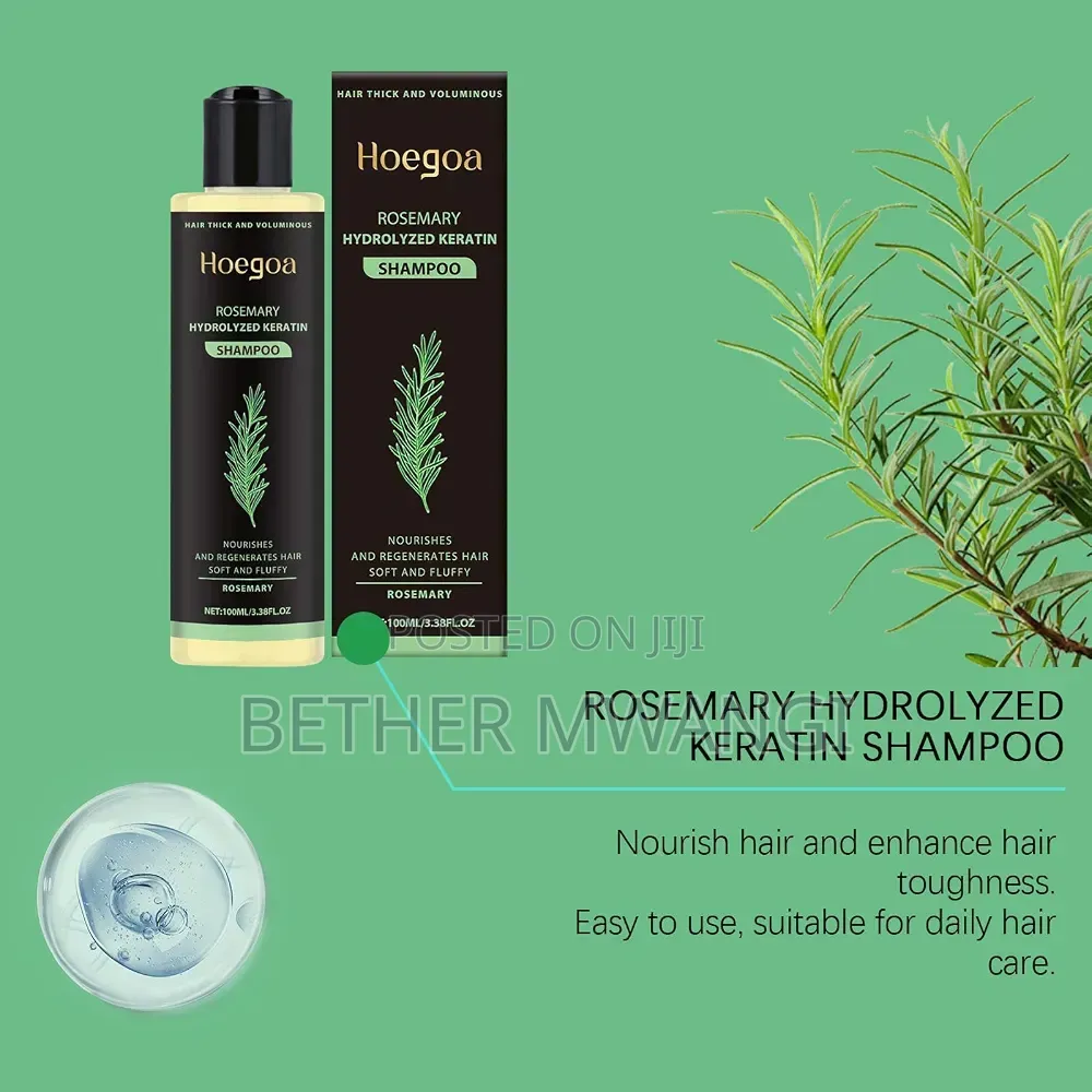 Rosemary & Hydrolyzed Keratin Shampoo in Kenya