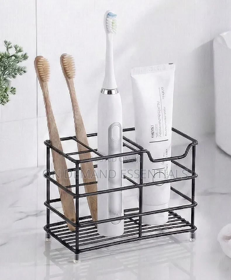Stainless Steel Toothbrush Organizer