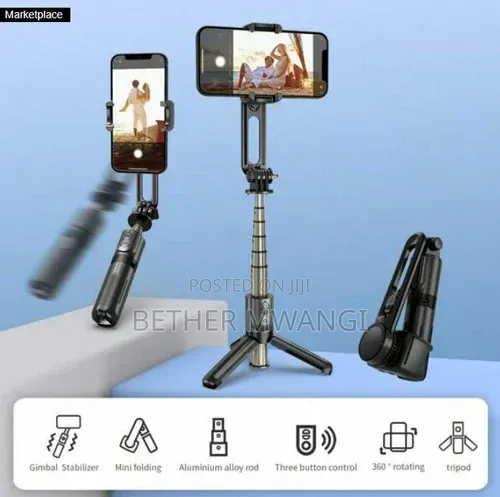 Gimbal Stabilizer L18 Mini — Multifunctional Selfie Stick & Tripod