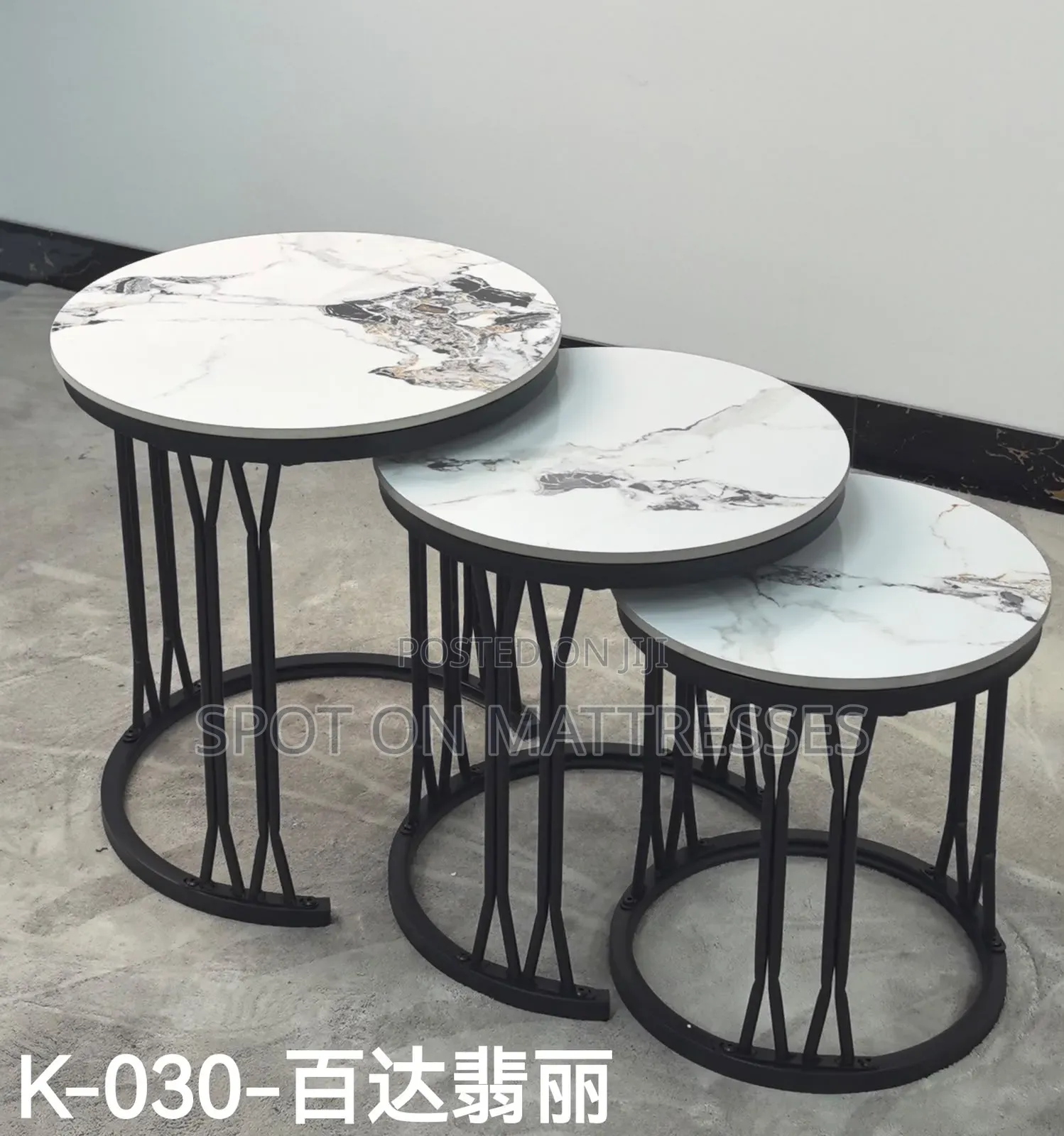 Executive Nesting Tables 3 in 1 With Marble Top. Nationwide Delivery!