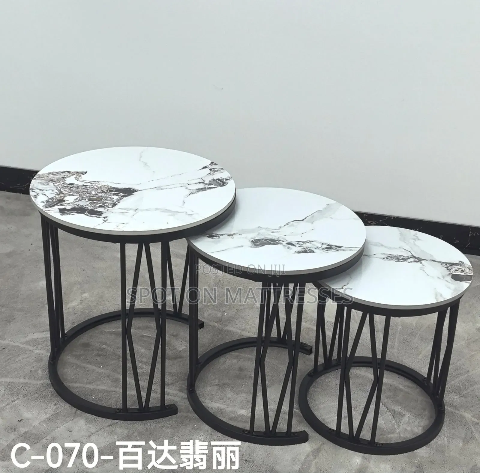 Executive Nesting Tables 3 in 1 With Marble Top. Nationwide Delivery!