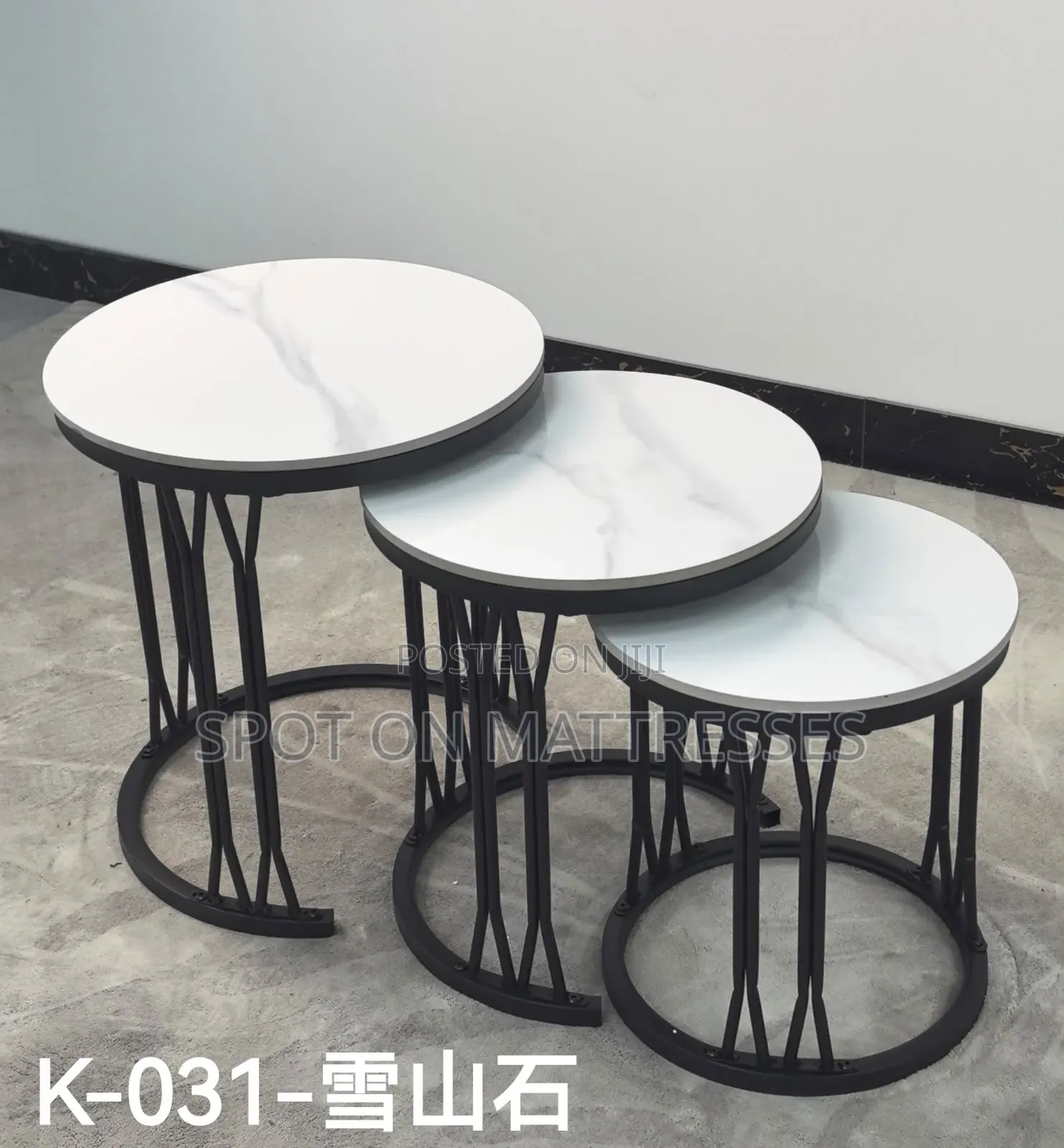Executive Nesting Tables 3 in 1 With Marble Top. Nationwide Delivery!