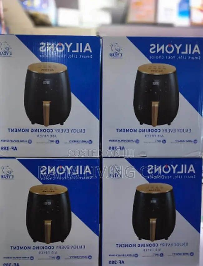 Ailyons AF-389 Air Fryer | 5L | Digital Display | Black