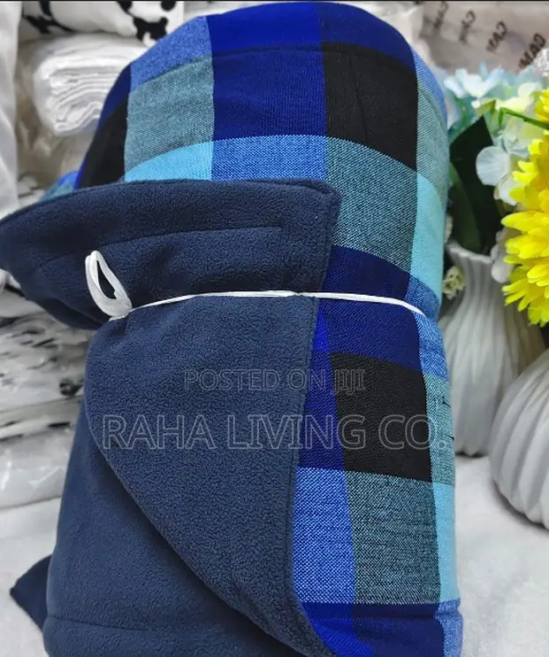 Heavy Fleece Masai Shuka Blanket | 150x200cm | Checked | 4 Colours