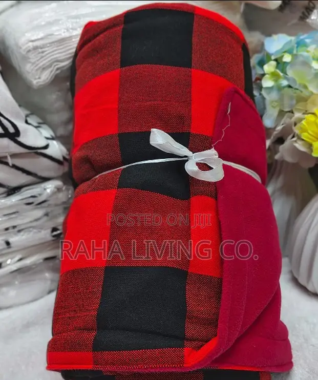 Heavy Fleece Masai Shuka Blanket | 150x200cm | Checked | 4 Colours