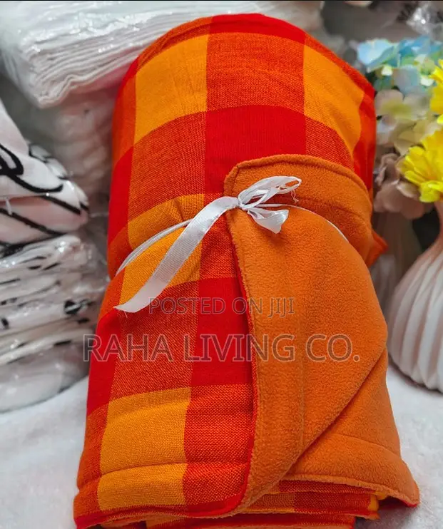 Heavy Fleece Masai Shuka Blanket | 150x200cm | Checked | 4 Colours