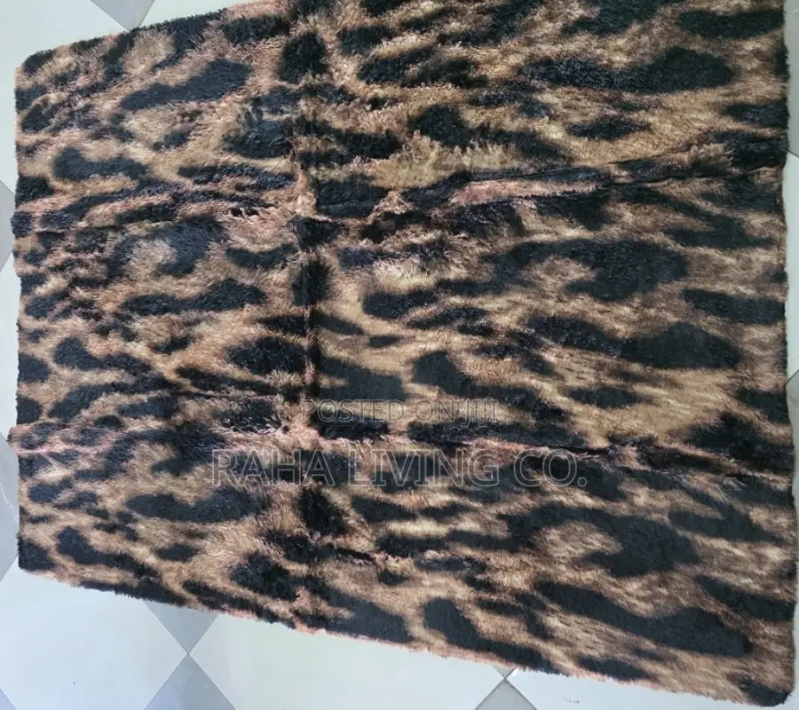 5x8 Fluffy Patterned Carpet | Soft Shaggy Living Room Rug