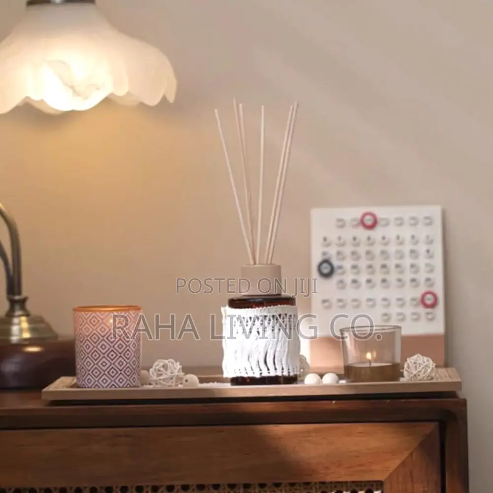 Aromatherapy Candle Gift Box Set | Reed Diffuser | Vanilla Scent