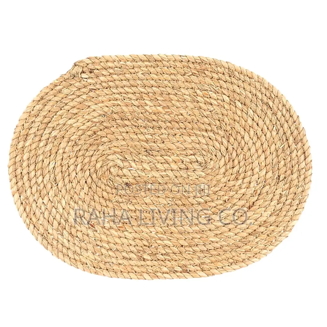 Oval Woven Placemats | 40cm | Natural Jute Look | Dining Table