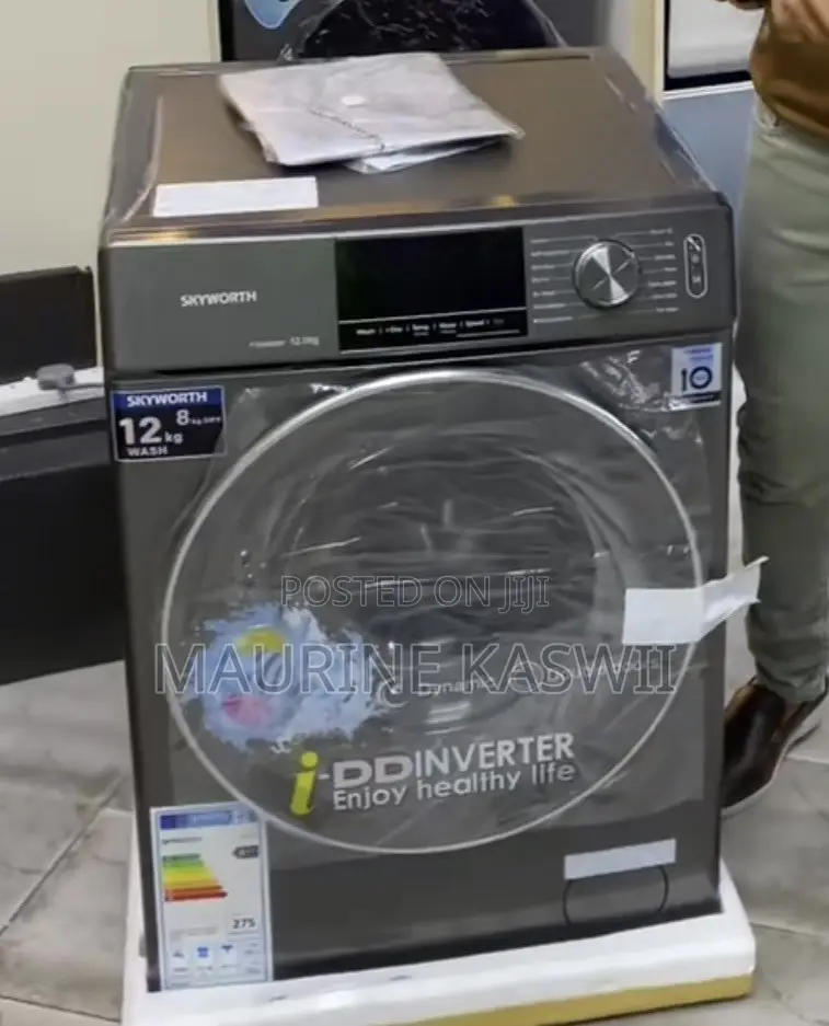 Skyworth 12/8 Kg F12446gdy Washer Spin Full Automatic