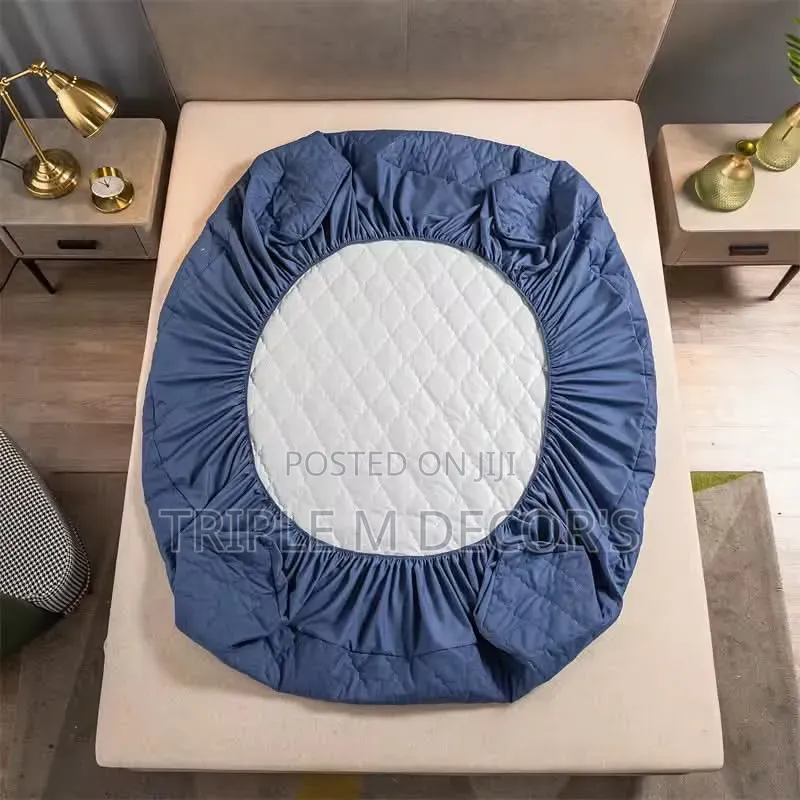 Navy Blue 5"6 Waterproof Mattress Protector