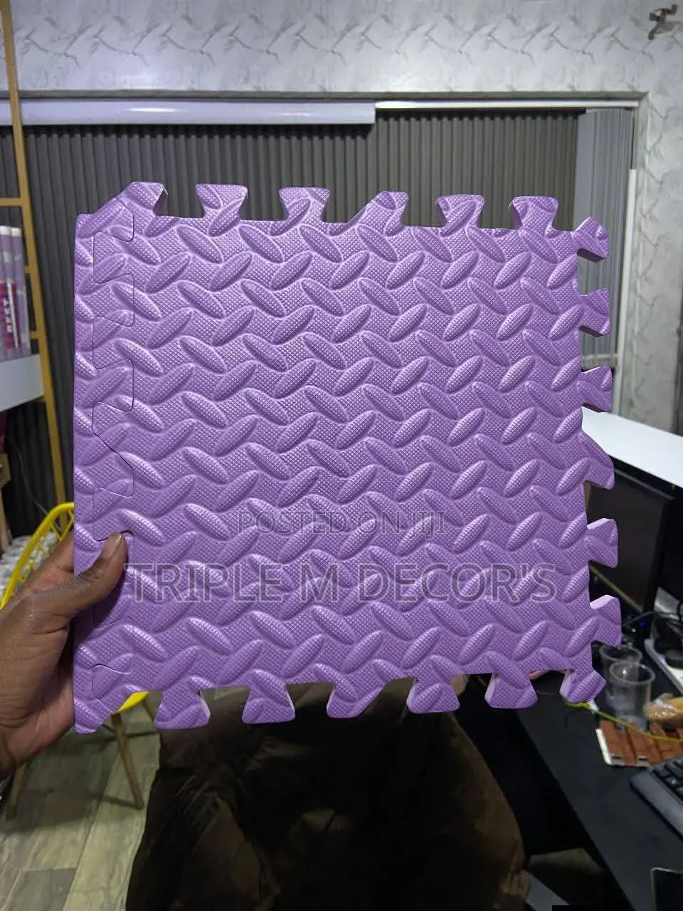 Thick EVA Foam Interlocking Puzzle Floor Tiles for Kids