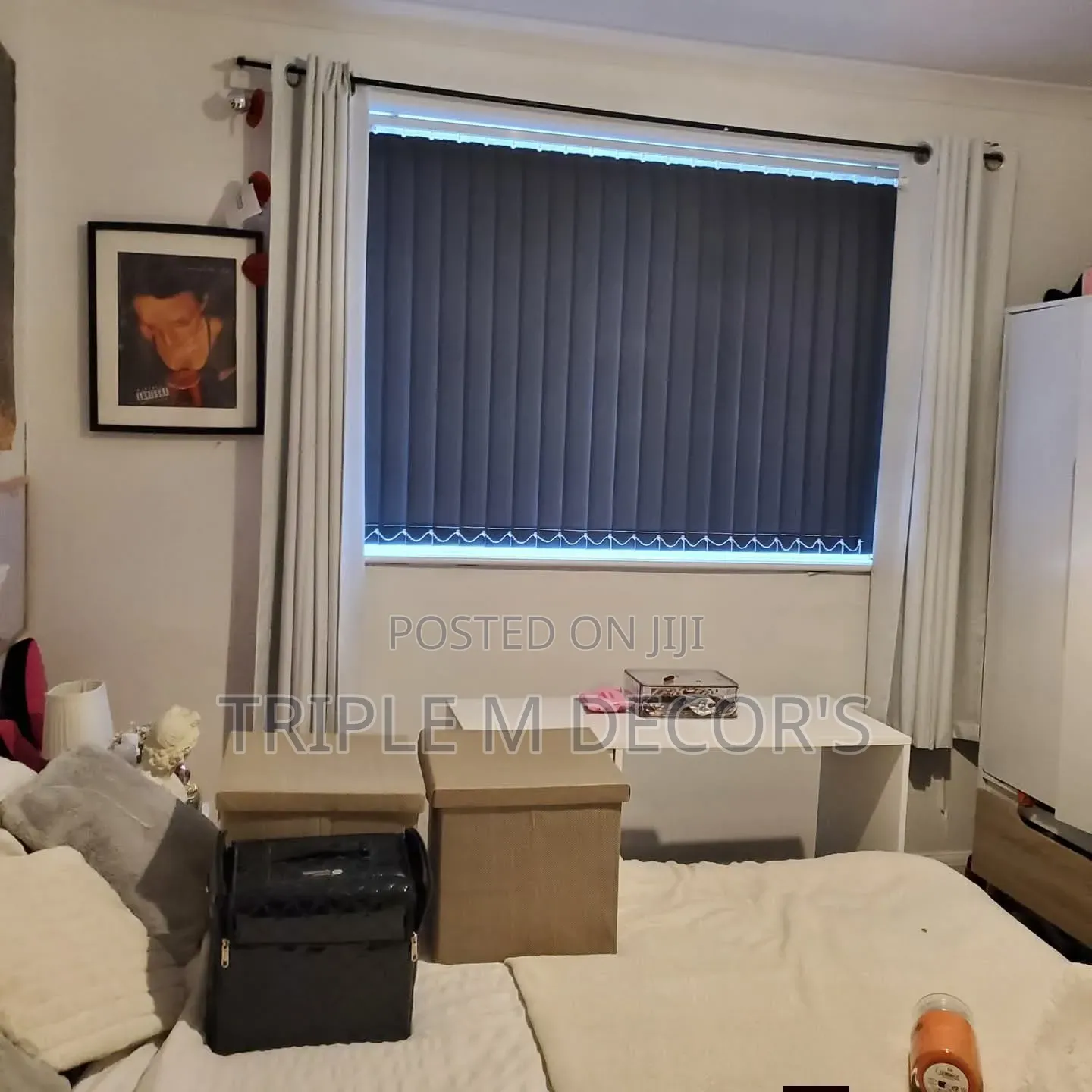 Privacy Vertical Curtain Blinds for Windows